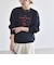 ANGE IN DISGUISE:〈手洗い可能〉デザイン ロゴ プリント スウェット 26AW