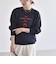 ANGE IN DISGUISE:〈手洗い可能〉デザイン ロゴ プリント スウェット 26AW
