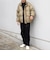 〈撥水/防風〉PERTEX(R) × PRIMALOFT(R) スタンドカラー ショート 中綿 ジャケット◆