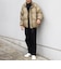 〈撥水/防風〉PERTEX(R) × PRIMALOFT(R) スタンドカラー ショート 中綿 ジャケット◆