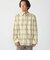 BEZ ビッグチェック レギュラーカラー ネルシャツ