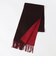 サープラスヤーン ウール カシミヤ リバーシブル ソリッド マフラー 26AW (ブラウン)◆