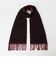 サープラスヤーン ウール カシミヤ リバーシブル ソリッド マフラー 26AW (ブラウン)◆