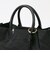 《予約》チャーム付き 2way スクエア トート バッグ leopard/solid（A4対応）