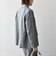 《予約》〈手洗い可能〉グレンチェック テーラード ダブル ジャケット［NAVY BLUE］