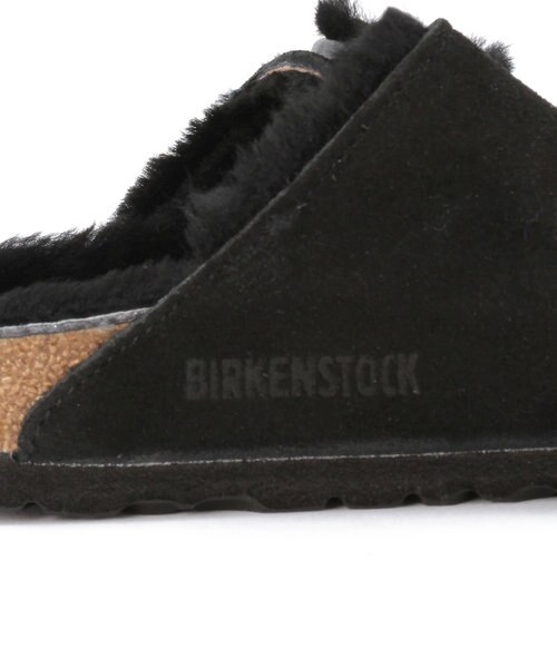 ビルケンシュトック　BIRKENSTOCK アリゾナ　スエードレザーシープスキン ビルケンシュトック】アリゾナ/ブラック スエードレザー シープ