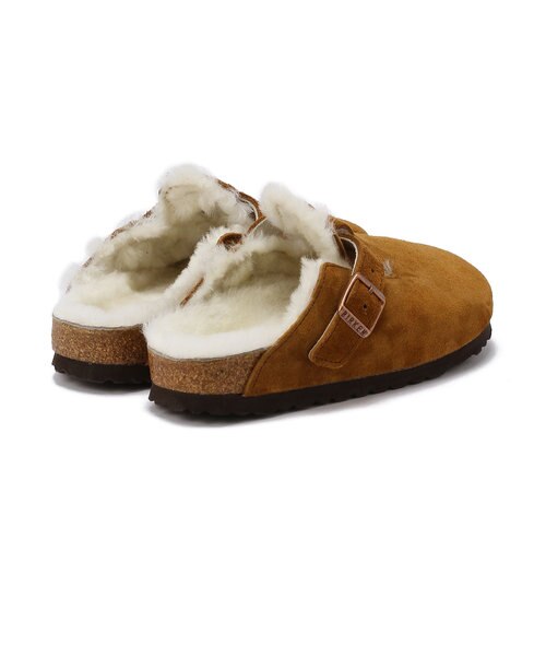 ビルケンシュトック】ボストン/ミンク スエードレザー シープスキン