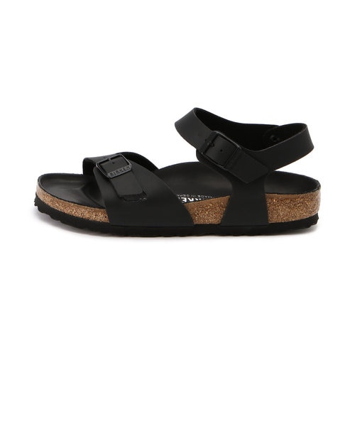 【美品】ビルケンシュトック リオ ハーフエクス クィジット 黒 24.5センチ ビルケンシュトック】リオ ハーフエクスクィジット/ブラック