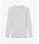 モックネックロングスリーブTシャツ