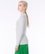 モックネックロングスリーブTシャツ