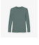 モックネックロングスリーブTシャツ