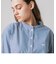 スタンドカラープルオーバーブラウス