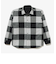 プレーン×バッファローチェックリバーシブルシャツアウター