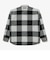 プレーン×バッファローチェックリバーシブルシャツアウター