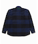 プレーン×バッファローチェックリバーシブルシャツアウター