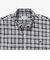 コットンニットチェックシャツ