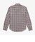 コットンニットチェックシャツ