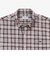 コットンニットチェックシャツ