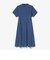 インディゴ鹿の子地ポロドレス