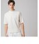 5分袖モックネックサマーニットTシャツ