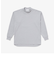 鹿の子地モックネックTシャツ