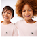 JUNIORベーシックワニロゴパッチTシャツ