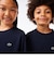 JUNIORベーシックワニロゴパッチ長袖Tシャツ