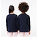 JUNIORベーシックワニロゴパッチ長袖Tシャツ