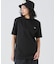 アウトラインクロッククルーネック半袖Tシャツ