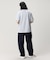 アウトラインクロッククルーネック半袖Tシャツ