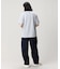 アウトラインクロッククルーネック半袖Tシャツ