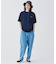 アウトラインクロッククルーネック半袖Tシャツ