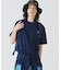 アウトラインクロッククルーネック半袖Tシャツ