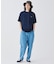 アウトラインクロッククルーネック半袖Tシャツ