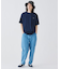 アウトラインクロッククルーネック半袖Tシャツ