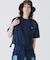 アウトラインクロッククルーネック半袖Tシャツ