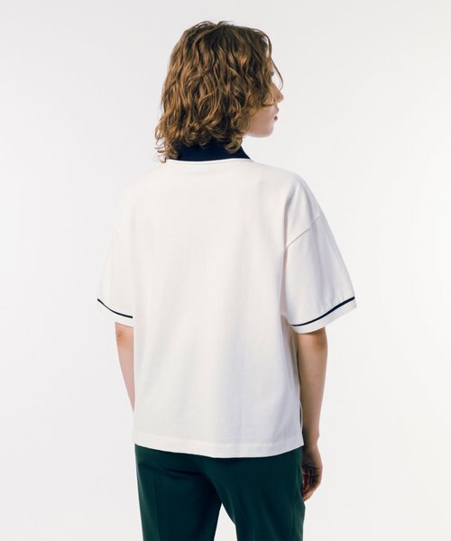 ヘビーウェイト鹿の子 ボクシーシルエットクレリックポロシャツ