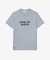 オーガニックコットン メッセージプリントバインダーネック半袖Tシャツ