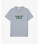 オーガニックコットン メッセージプリントバインダーネック半袖Tシャツ