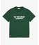 オーガニックコットン メッセージプリントバインダーネック半袖Tシャツ