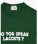 オーガニックコットン メッセージプリントバインダーネック半袖Tシャツ