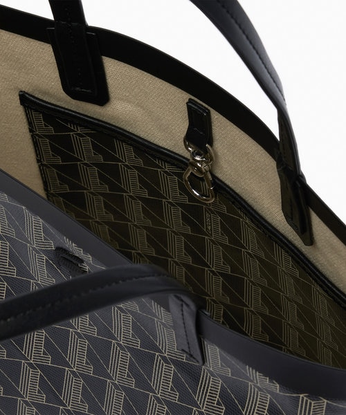 ゼリィ コーテッドキャンバスモノグラムスモールトート｜ラコステの