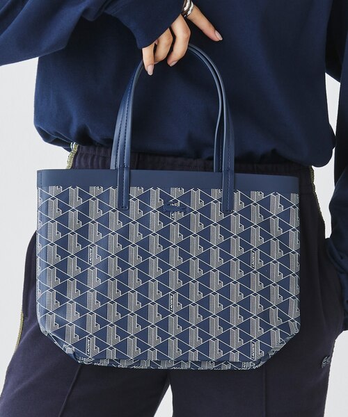 ゼリィ コーテッドキャンバスモノグラムスモールトート｜ラコステの