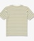 オーバーサイズ ハイゲージパイル地ボーダー半袖Tシャツ