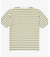 オーバーサイズ ハイゲージパイル地ボーダー半袖Tシャツ
