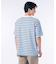オーバーサイズ ハイゲージパイル地ボーダー半袖Tシャツ