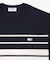 フランスメイドパネルボーダー鹿の子地Tシャツ