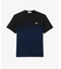 フランスメイドパネルボーダー鹿の子地Tシャツ