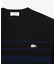 フランスメイドパネルボーダー鹿の子地Tシャツ