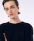 ハイストレッチコットンニット長袖Tシャツ